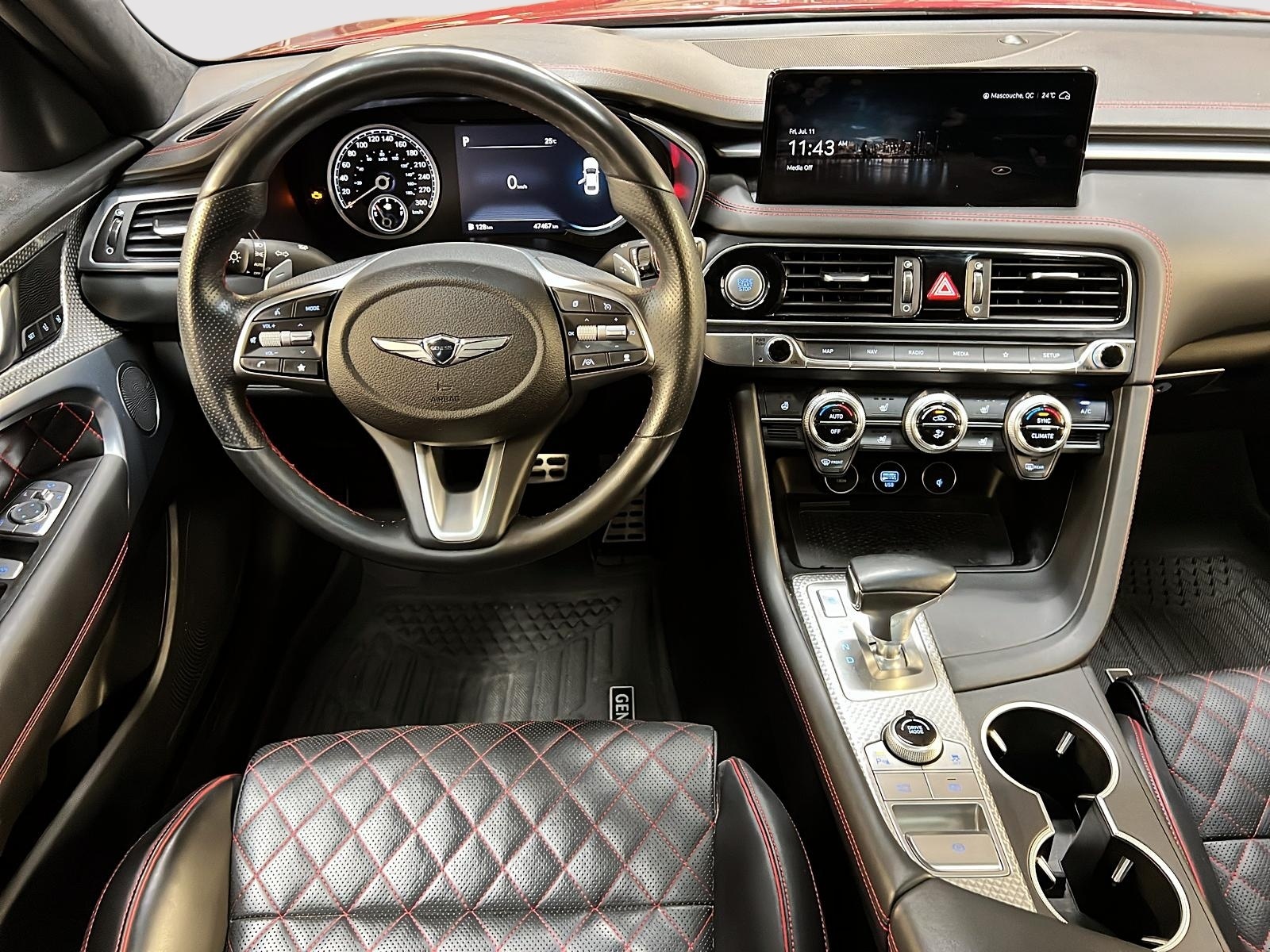 Genesis G70 SPORT 3.3T CUIIR TOIT NAV 4RM 2023 - image #11